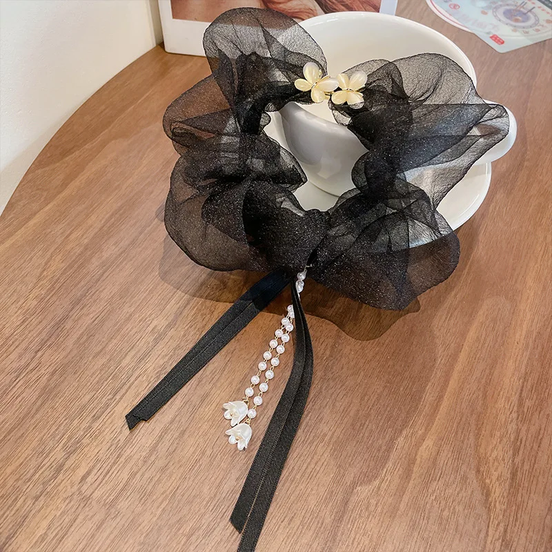 Супер сказочная резинка для волос в виде большого кишечника с бантом кошачий