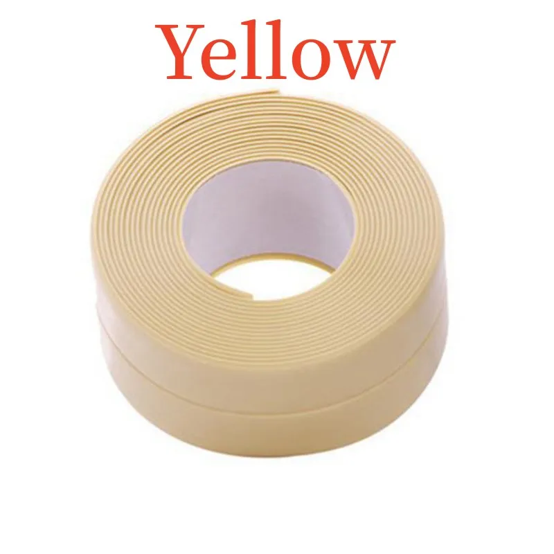 

Самоклеящаяся уплотнительная лента для ванной комнаты и кухни, уплотнительная лента для душа, раковины, ванны, водонепроницаемая наклейка на стену, ленты для краев раковины