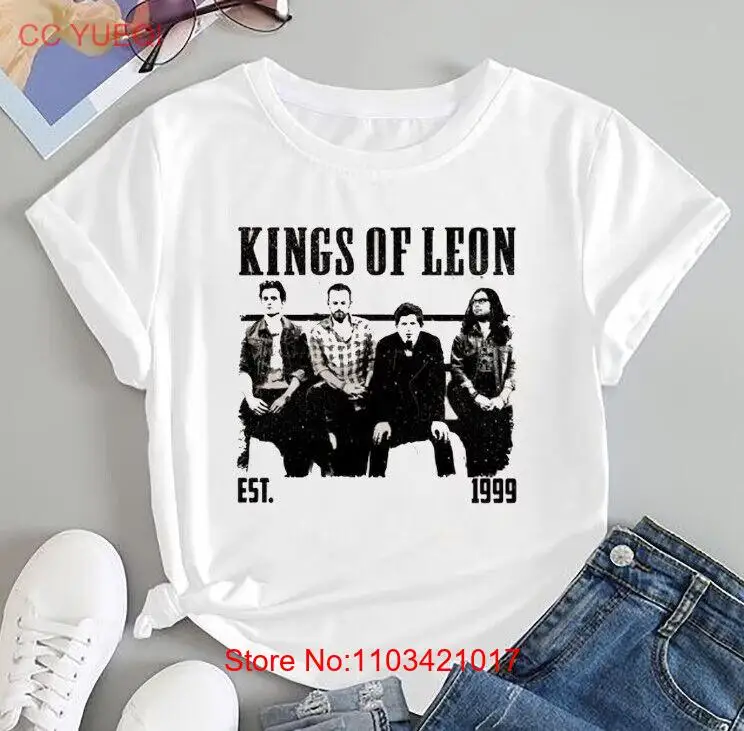 Винтажные Короли Леона ЭСТ. 1999 рубашка Подарочная фаната короли