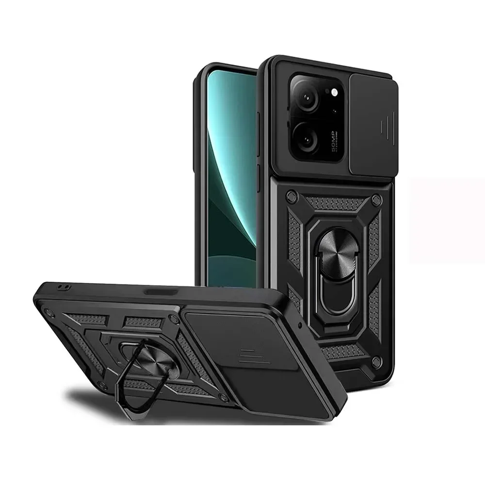 Wstrząsoodporne etui pancerne do Xiaomi Mi 13T 12T 11T Pro Uchwyt samochodowy na telefon 14 13 12 11 Lite Ochrona obiektywu aparatu Fundas