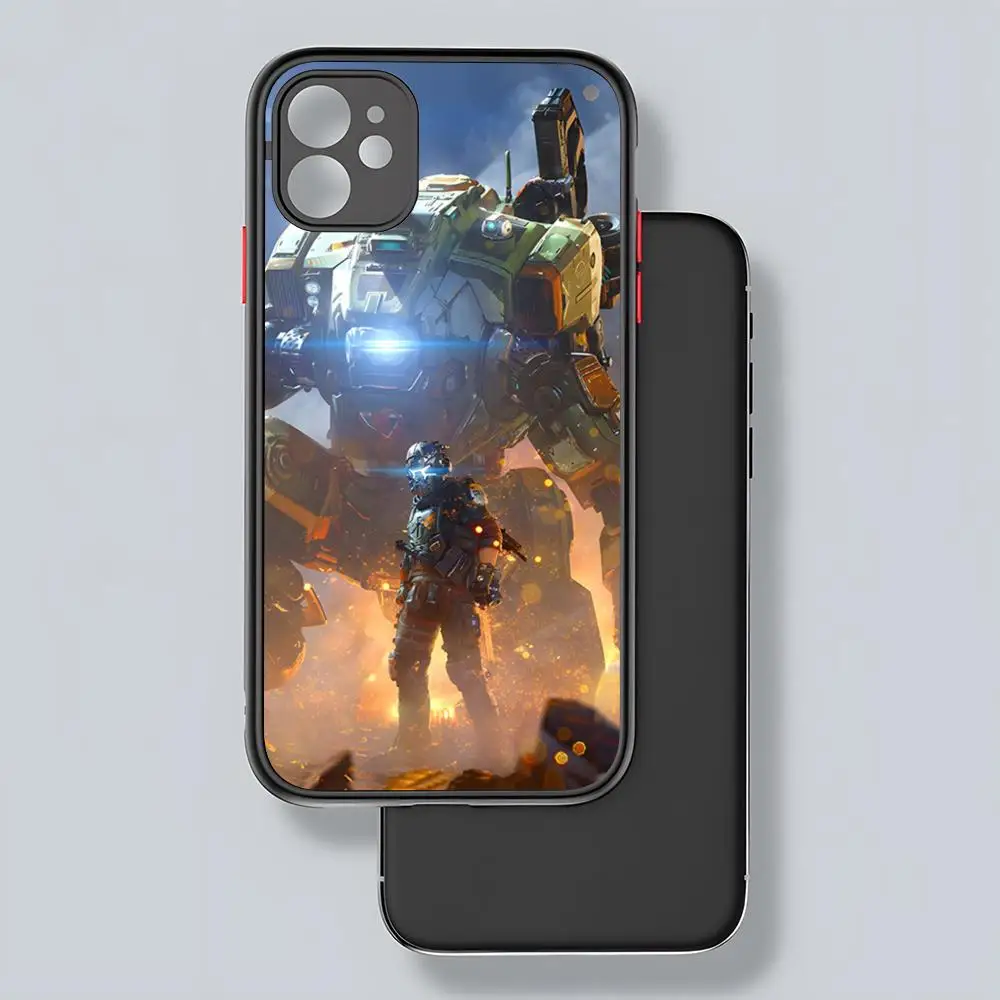 Чехол для телефона Game Titanfall 2 Матовый Прозрачный чехол IPhone 16 15 12 11 13 Pro Max X XR 8 Plus
