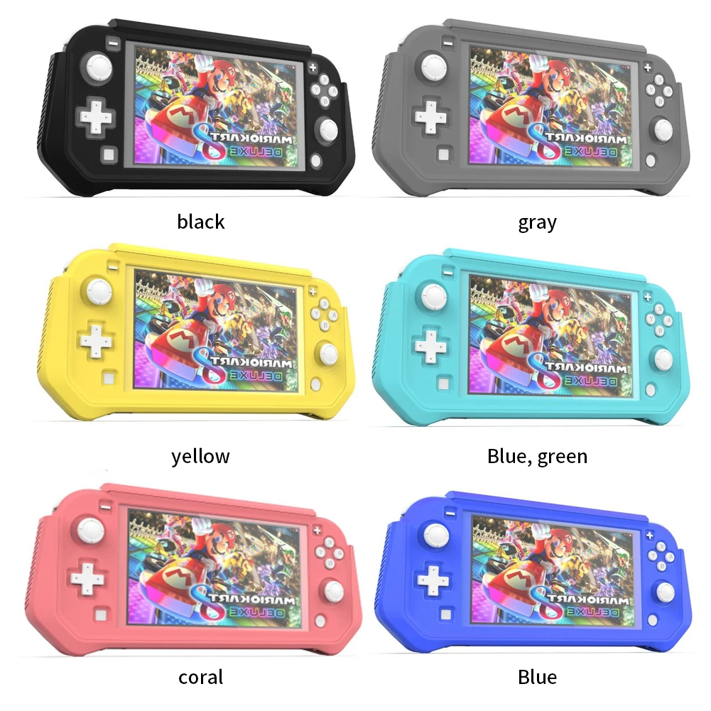 

Универсальный защитный чехол для Switch Lite простой классический однотонный чехол износостойкий противоударный чехол с геометрическим рисунк...