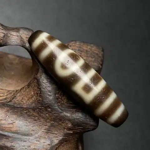 Старые бусины Дзи Земля и небо халцедон Arsun Jewelry