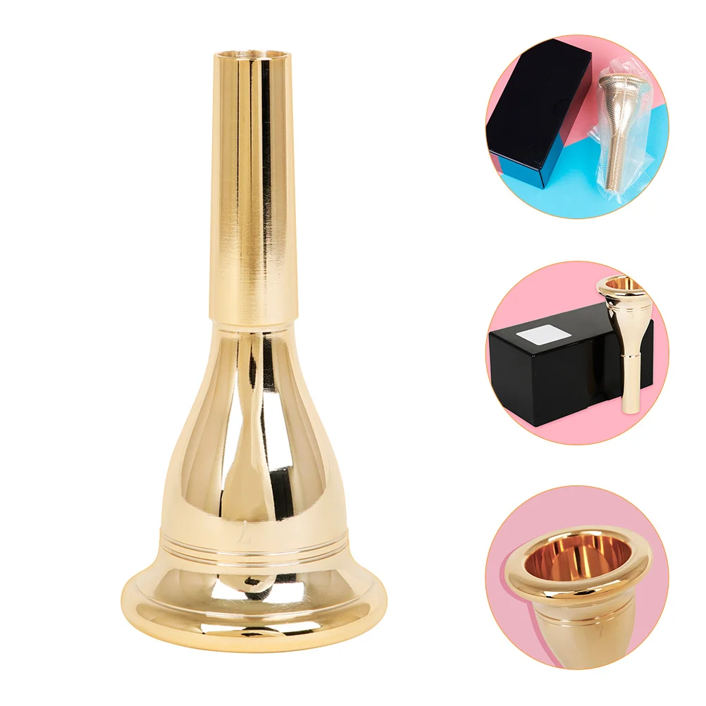 

Brass Tuba Mouthpiece Marching Flute Accessories Cornet Instruments Mellophone Replacement Sousaphone Metal Alto Horn