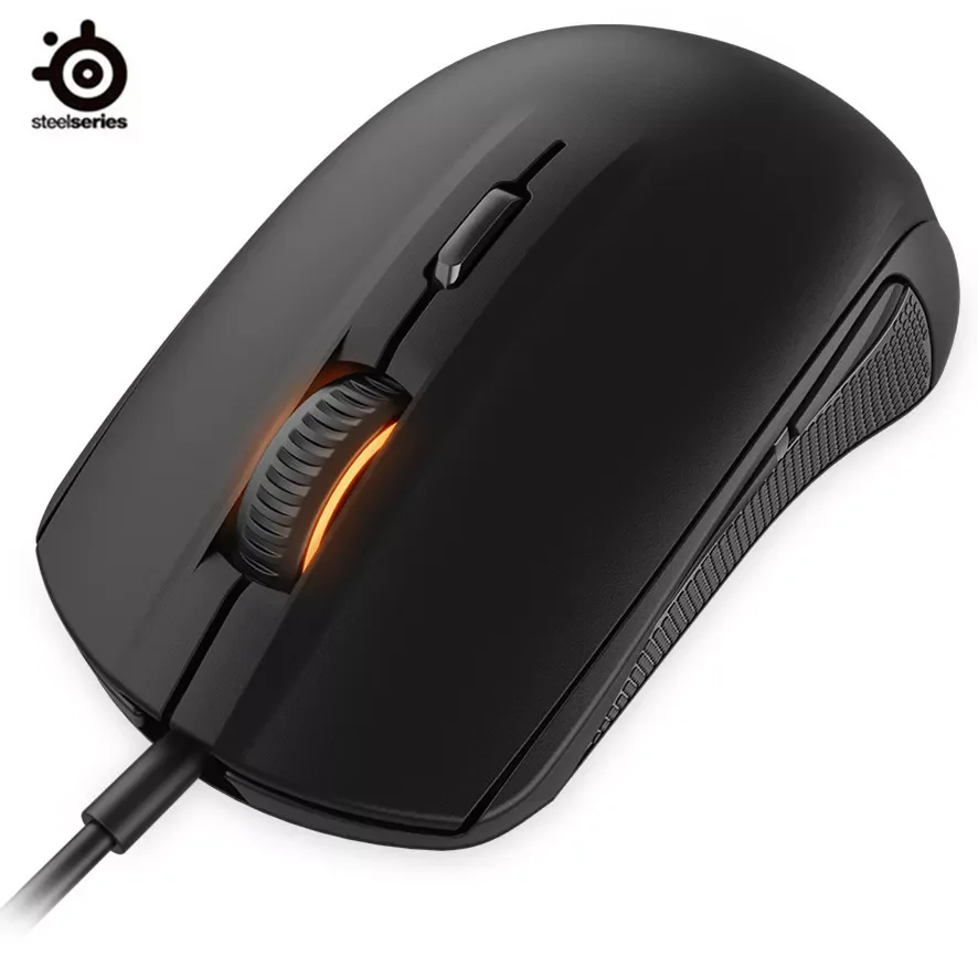 

NEW New Steelseries Rival 100 Gaming Mouse Mice USB Wired Optical 4000DPI Mouse With Prism RGB Illumination For LOL CS