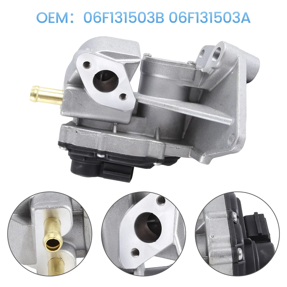 Электронный электромагнитный клапан 06F131503B 06F131503A EGR для Audi A3 Seat Leon Altea Skoda Octavia VW Golf