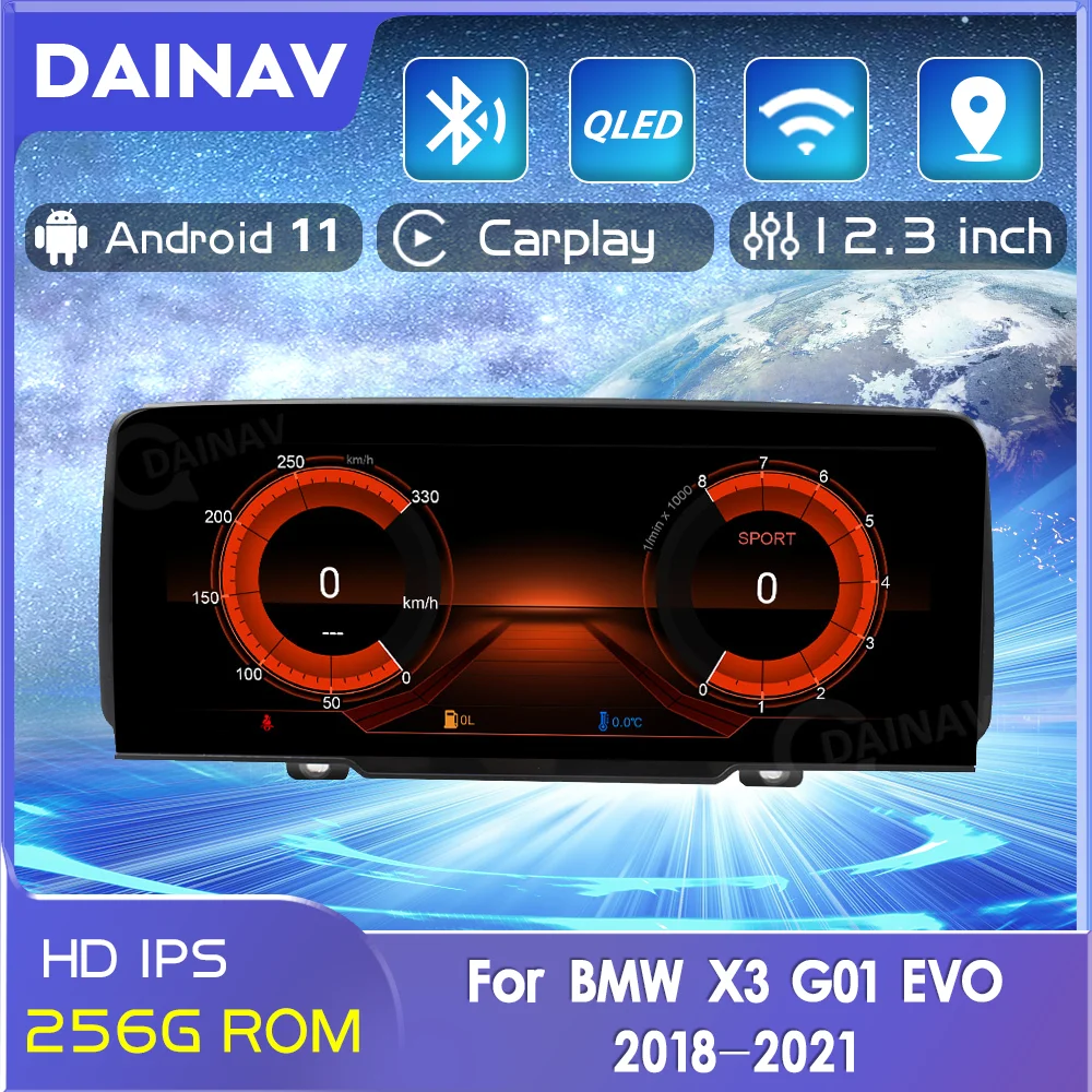 

Car Radio 256G 12.3 Inch Android 11.0 For BMW X1 E84 2009-2015 GPS Navigation Multimedia Player Stereo Tape Recorder CarPlay