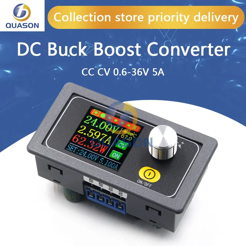 

DCDC numerical control buck-boost adjustable DC regulated power supply module constant voltage constant current solar charging