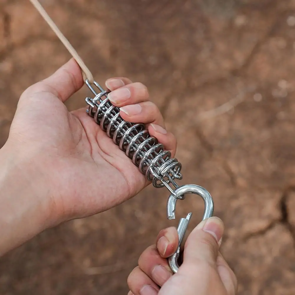 

Tent Buckle Anti-rust Easy Installation Wear-resistant Tent Accessories Wind Rope Buckle Canopy Buckle for Outdoor