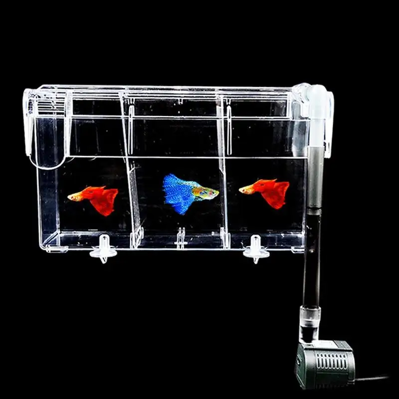 

Outer Hanging Alga Breeding Box Aquarium For Fish Incubator Isolation Nursery House Aquarium Accessaries Container Pet Products