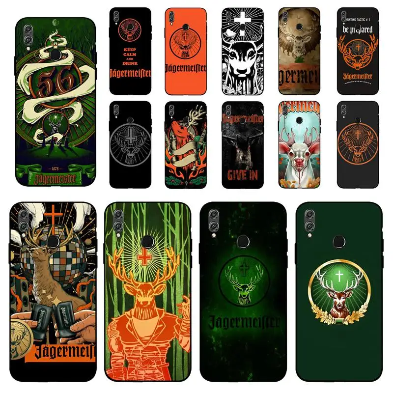 

jagermeister Phone Case For Huawei Honor 10 lite 9 20 7A pro 9X pro 30 pro 50 pro 60 pro 70 pro plus