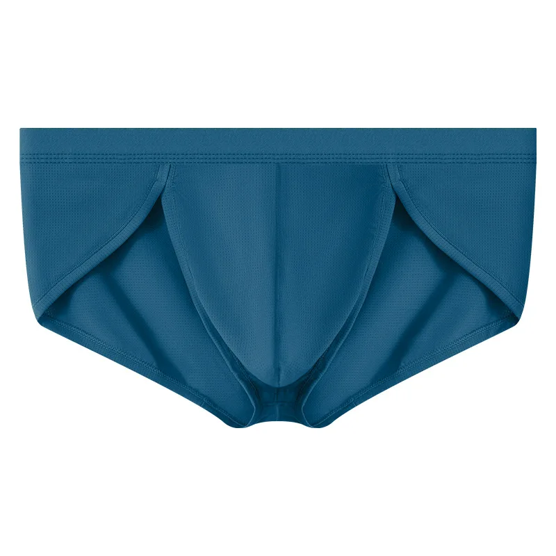 Трусы-брифы мужские с U-образным мешочком дышащие быстросохнущие пикантное