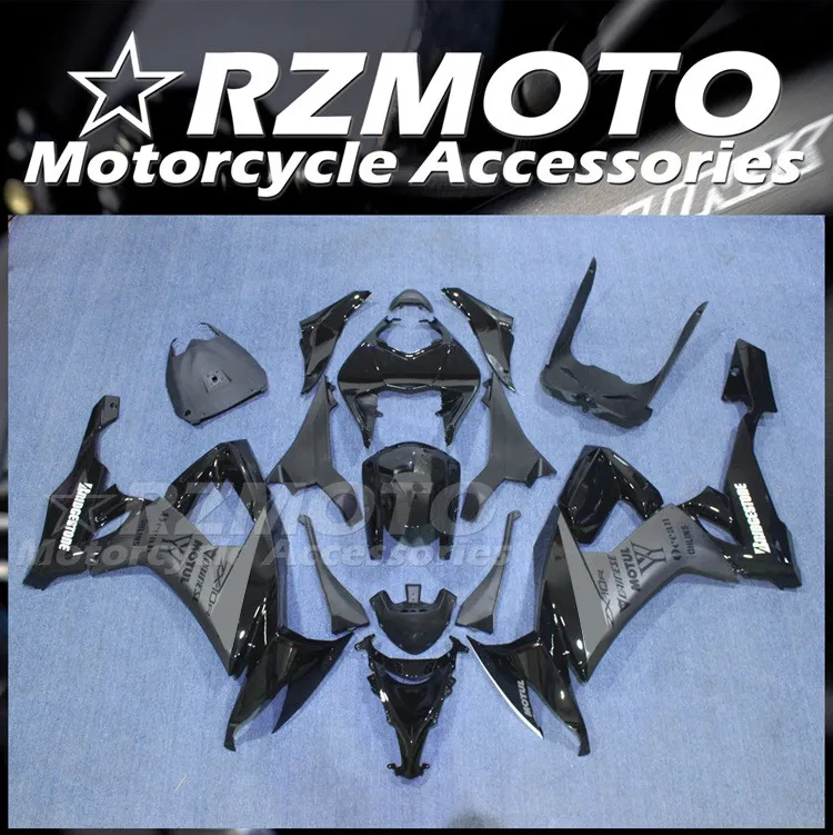 

New ABS Whole Motorcycle Fairings Kit Fit for Kawasaki Ninja ZX-10R ZX10R 2008 2009 2010 08 09 10 Bodywork set Black Gray