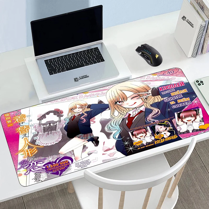 

Sexy My Dress-Up Darling Laptop Gamers Decoracion Keyboard Mouse Pad Anime PC Gamer Tapis De Souris Gaming Accessories Mousepad