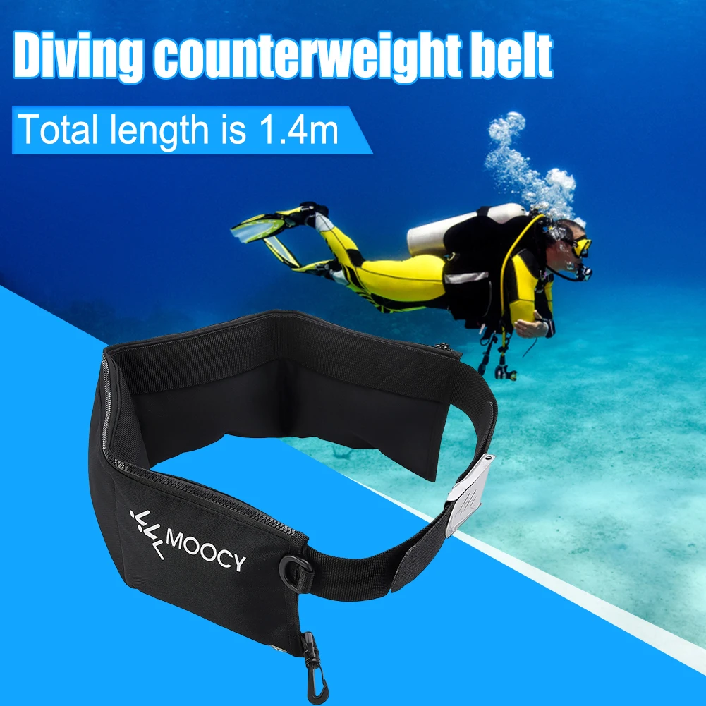 

Diving Weight Belt with Pocket Snorkeling Diving Weight Belt Bag Quick Drying Waist Hanging Water Sports Equipment