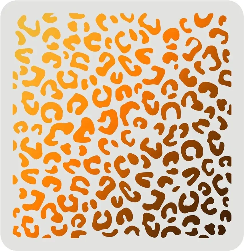 

Трафарет для кожи леопарда Beebeecraft 30x30 см