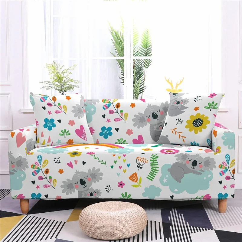 

Cartoon Print Sofa Cover Koalas Fresh Modern Home Decor Sofa Covers for Living Room Sectional Sofa Cushion Cover Sofa Slipcover