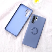 soft silicone phone case for huawei p30 p20 p40 pro plus mate 20 pro cover for honor 20 pro x8 car magnetic ring holder case