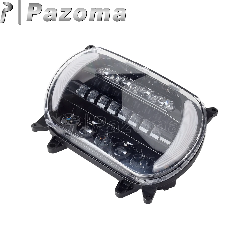 Фары головного света мотоцикла Hi/Lo лампы с указателем поворота для Harley Road Glide FLTR