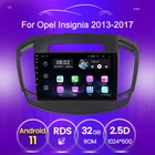 Автомобильный мультимедийный плеер с GPS, Android 11, для Buick Regal, для Opel Insignia 2014, 2015, 2016, навигация, стерео с аксессуарами