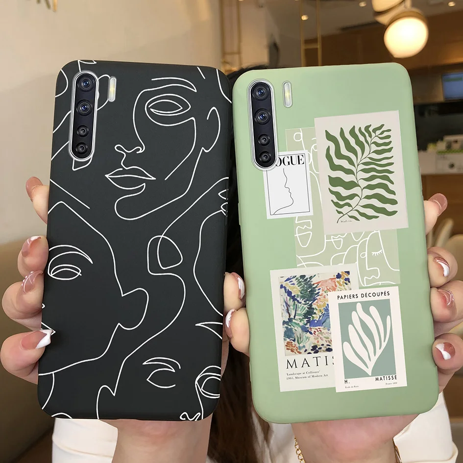 Чехол для OPPO F15 A91, силиконовый мягкий чехол на заднюю панель, чехол для OPPO Reno 3, чехол из ТПУ, мультяшный чехол для OPPO A 91 2020, Coque Funda