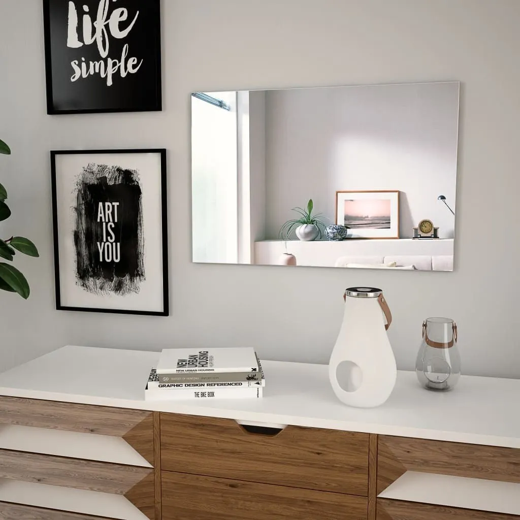 

Wall Mirror 23.6"x15.7" Rectangular Glass