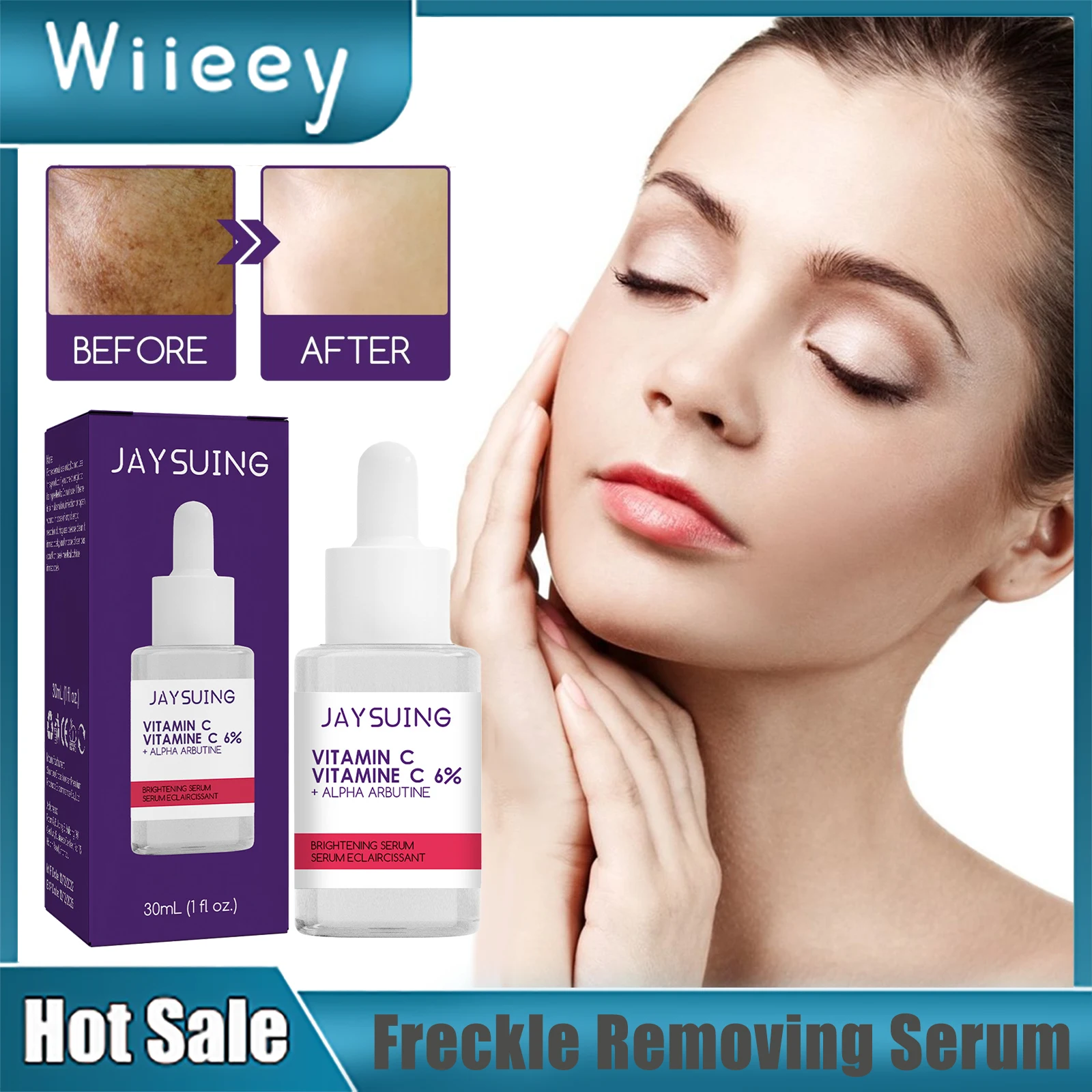 

Freckle Removing Essence Remove Dark Spot Chloasma Melasma Shrink Pores Anti-aging Fade Pigmentation Brightening Whitening Serum