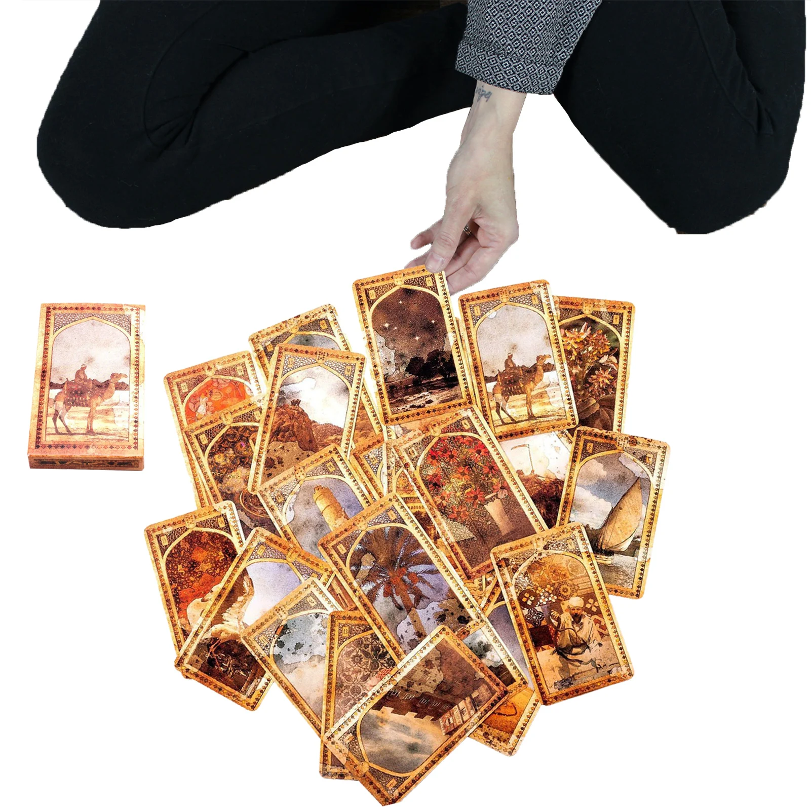 

Высококачественные старые арабские карты Lenormand, Оракл 39, Таро для судьбы, гадания, настольная игра, таинственное гадания, семейное оформление, дневное смешное