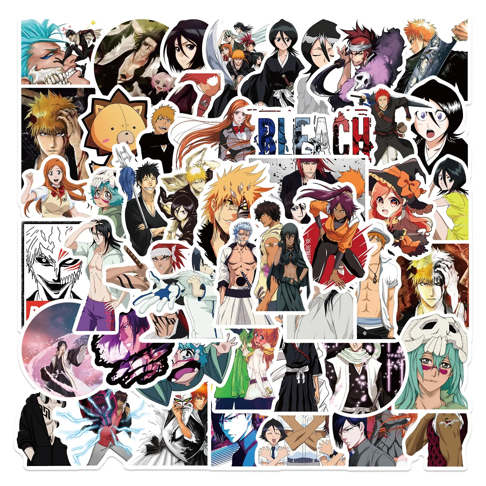 Стикеры аниме отбеливающие для фанатов наклейки на мотоцикл телефон скейтборд