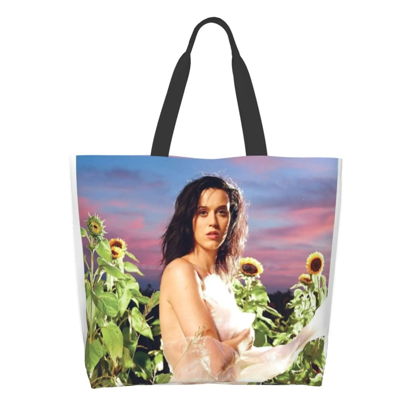 

Prism Printed Casual Tote Large Capacity Female Handbags Pop Music Smile Prism Teenage Dream Witness Never Really Over
