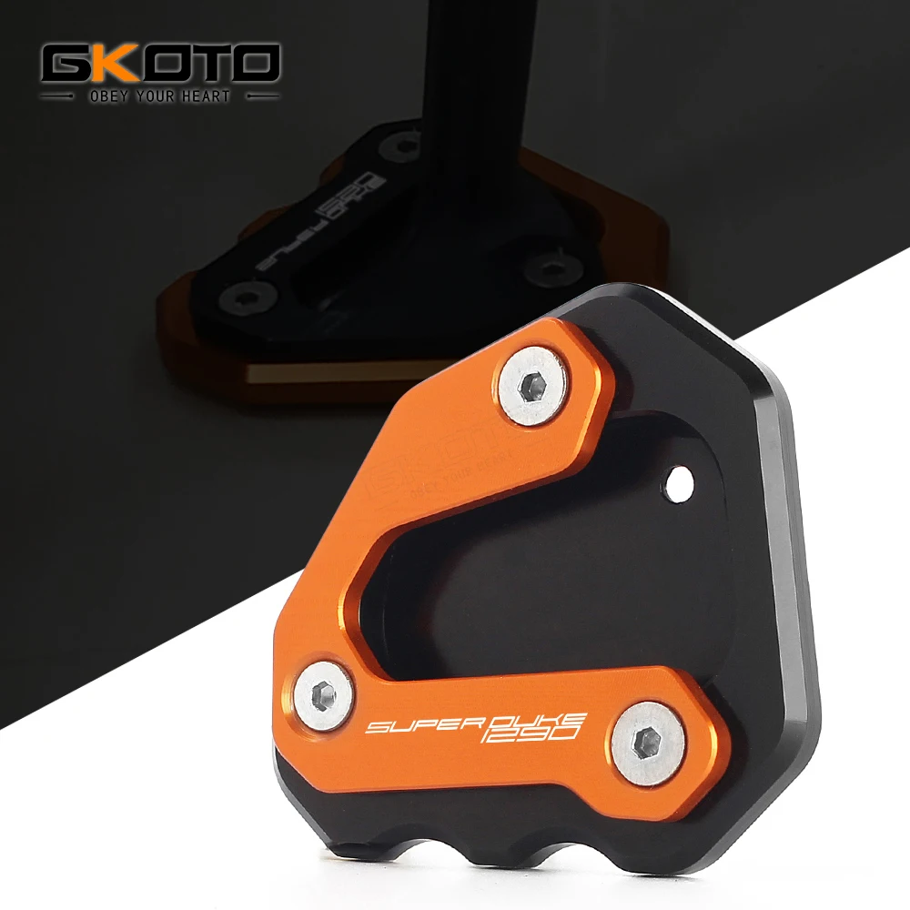 

For KTM 1290 Super Duke GT 1290 Superduke GT 2013-2017 2018 Motorcycle Kickstand Foot Side Stand Extension Support Plate Pad