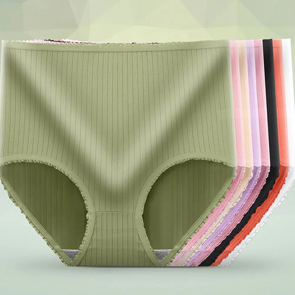 

Женское нижнее белье с завышенной талией без следов, хлопковая полоска для коррекции фигуры, большие размеры, антибактериальное женское ни...