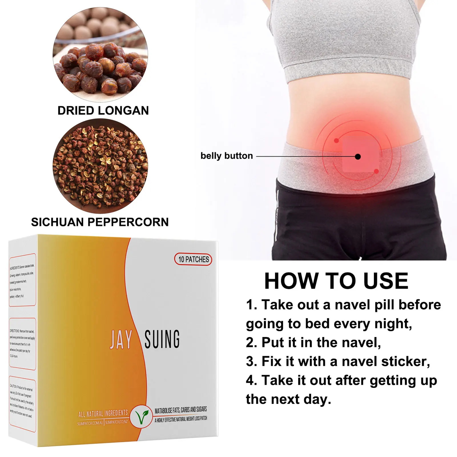 

10/30 шт. наклейка на пупок для похудения, травяной антицеллюлитный пластырь для сжигания жира, продукт для формирования тела, чудесный пласты...