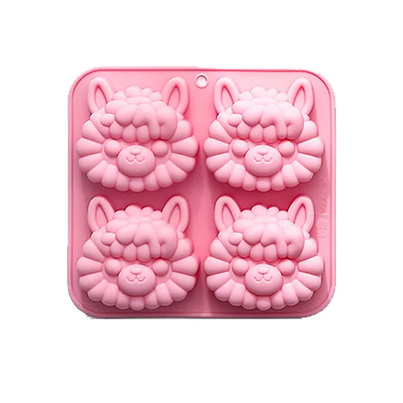 

Силиконовая форма из альпаки для изготовления мыла, ламы, желе, конфеты, шоколадный лоток для кубиков льда, мультяшное животное, печенье, украшение торта