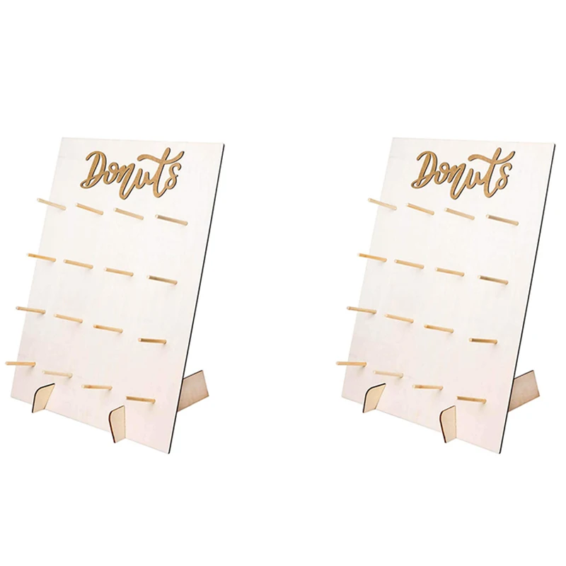 

Настенная подставка для пончиков-многоразовый держатель для пончиков для демонстрации до 32 пончиков, Пончик для выращивания, украшения для...