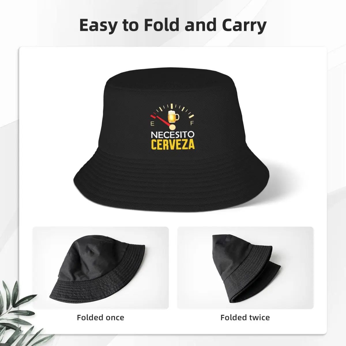 Пользовательские Necesito Cerveza I Need Beer Beach Панама Женская Мужская Унисекс Летняя