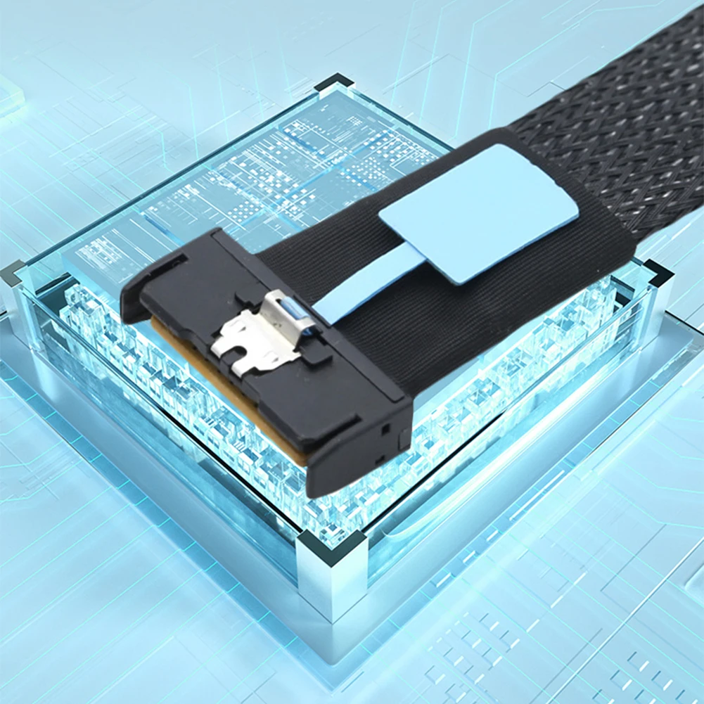 0 5 м PCI-E Slimline SAS SFF-8654 8I до 8X кабель SATA PCI-E5.0 серверный для преобразования жесткого