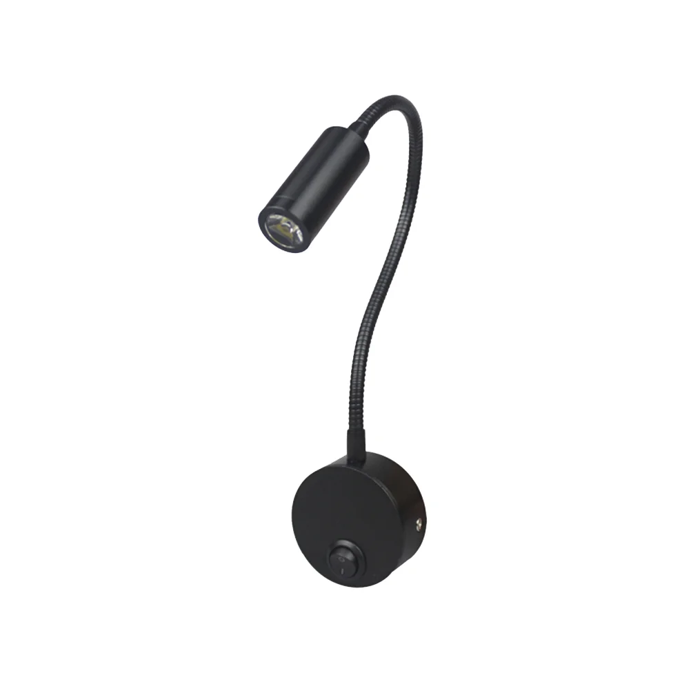 

Lamp Gooseneck Bedroom Wall Mounted Reading Led Work Light Flexible Desk