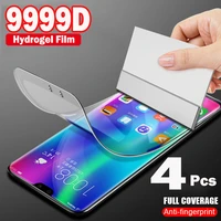 4pcs hydrogel film screen protector for huawei p30 pro p20 p10 p50 p smart z 2019 mate 20 honor 10 lite 9 9x 8x protective film