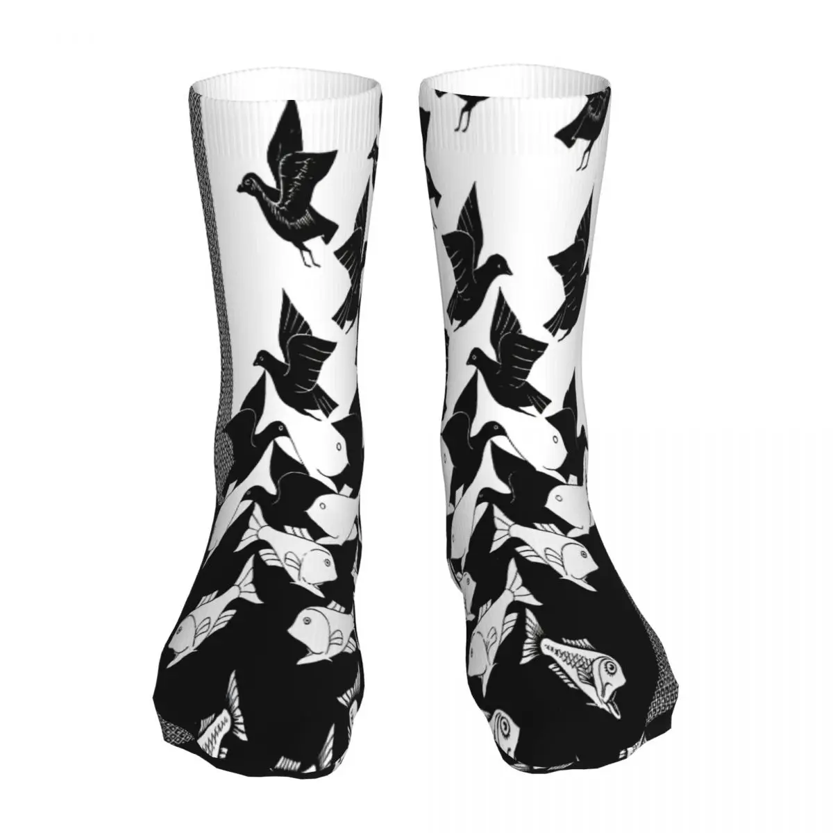 

Maurits Cornelis Escher Sky And Water Sock Socks Men Women Polyester Stockings Customizable Design