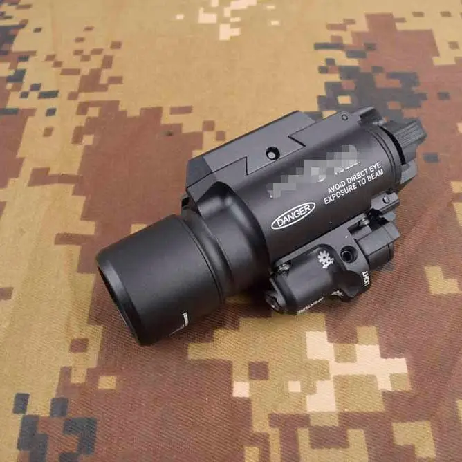 

Airsoft Surefir X400U Ultra Led Handgun Flashlight with Green Laser Hunting Rifle X400U 400 lumens Weapon Light Picatinny