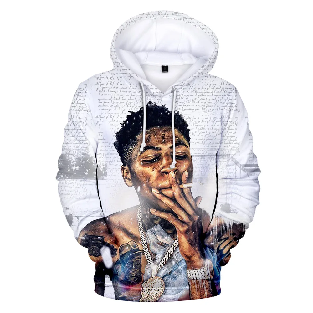 

High Quality Rapper Young Boy Never Broke Again Hoodie Sweatshirts Men/Women Harajuku Cool Hoodies Casual Hoody Coats
