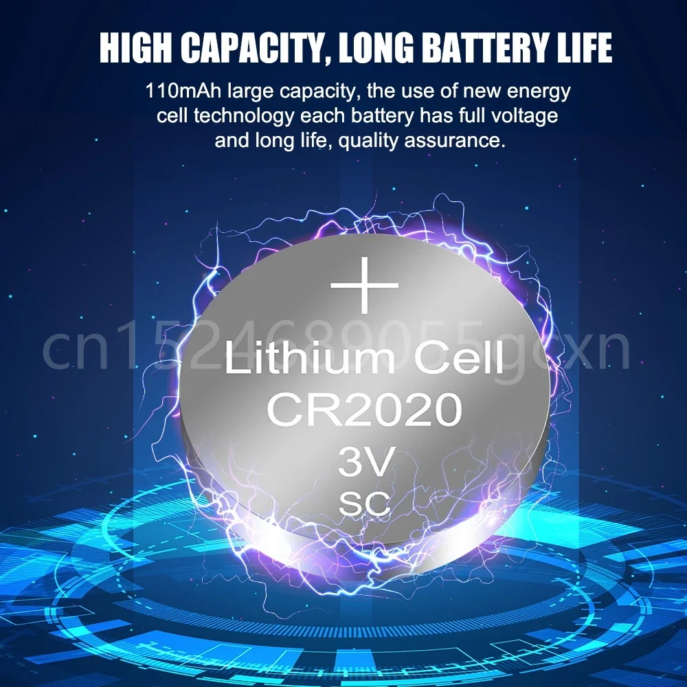 Литиевая батарея CR2020 3 В 20-100 шт