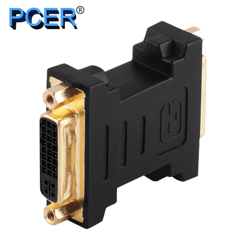 Преобразователь PCER переходник мама-мама DVI 1920*1080P поддержка монитора проектора ТВ