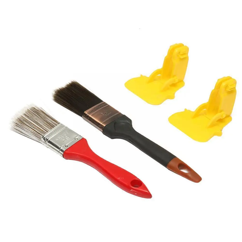 

Paint Edger Roller Brush Clean Cut Professional Edger Paint Brush Edger Brush Tool Multifunction For Home Wall Room Detail Q7T6
