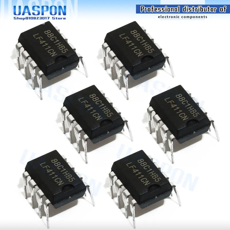 10 шт. LF411CN DIP8 LF411 DIP 411CN DIP-8 новый и оригинальный IC 10 шт. LF411CN DIP8 LF411 DIP 411CN DIP-8 новый и оригинальный IC