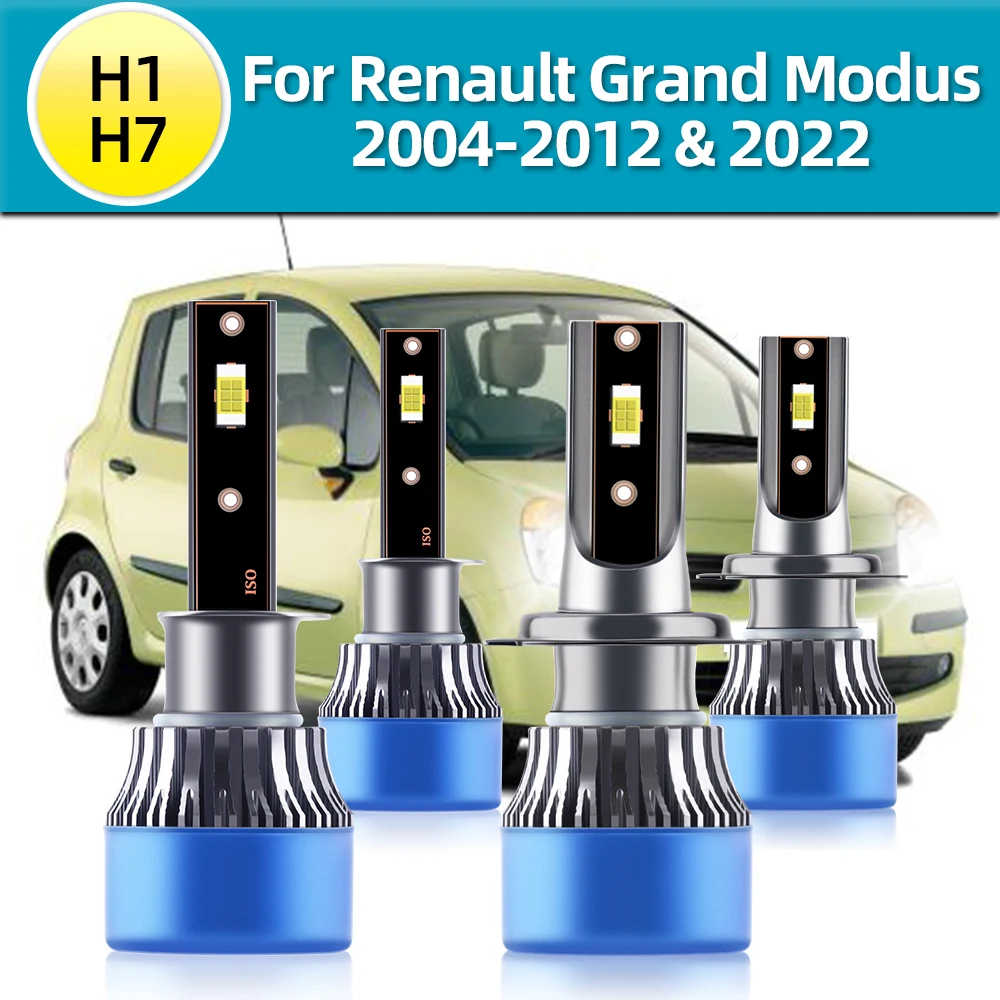 

LSlight светодиодные лампы фары турбо 2004 лм яркие лампы для Renault Grand Modus 2012-2005 2006 2007 2008 2009 2010 2011 2022