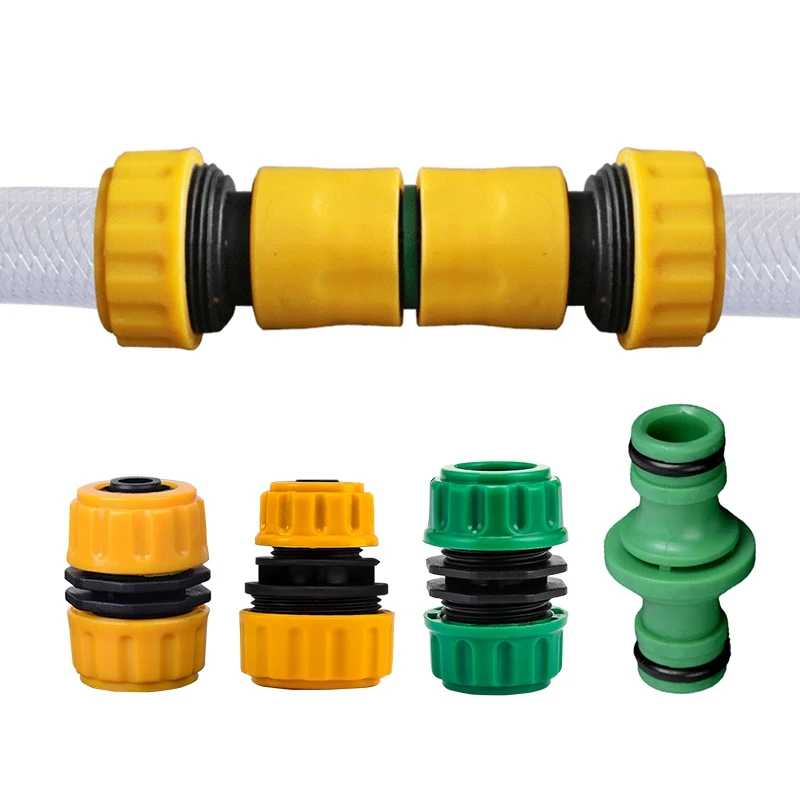 Garden Hose Repair Connector 1/2 3/4 1 In Pipe Transfer Quick Damaged Leaking Adapter 16mm Drip Irrigation Watering |