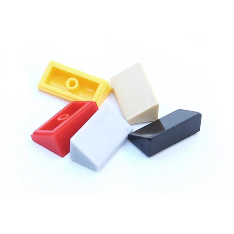 85984 склон 30 1x2x2/3 конструктор в горошек, совместимый с lego 85984, Детский конструктор «сделай сам» для технического обучения, игрушка-конструктор