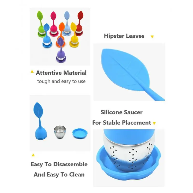 304 силиконовый разделитель для чая из нержавеющей стали пищевой чай с дном чайная